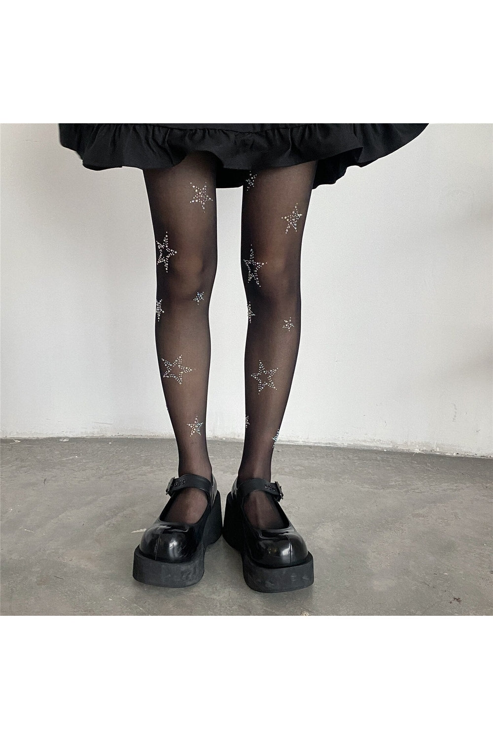 Star Diamond Kawaii Fishnet Stockings Shoptery