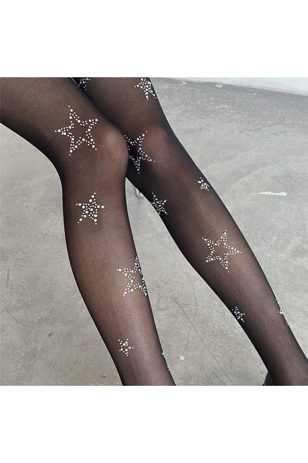 Star Diamond Kawaii Fishnet Stockings Shoptery