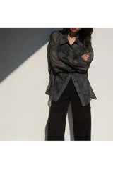 Alt Streetwear Lantern Sleeve Shirt Shoptery