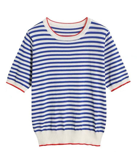 Striped Short Sleeve T-shirt - T-shirts