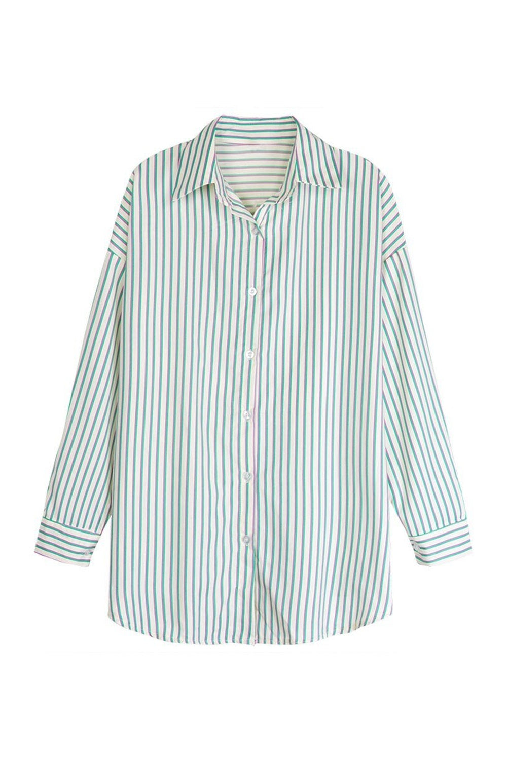 Striped Sunscreen Shirt - Shirts