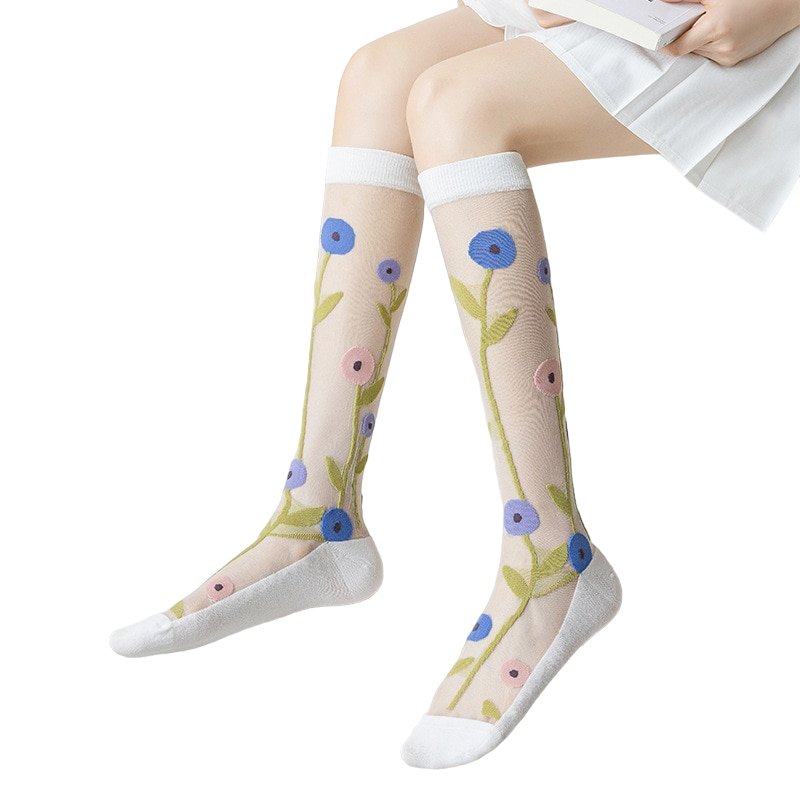 Summer Ultra-thin Nylon Long Socks -