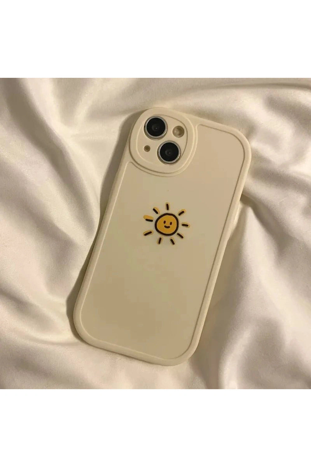 Aesthetic Sun Moon iPhone Case k37 White Shoptery