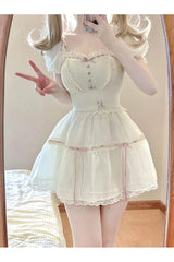 Coquette 2-Piece Summer Dress Outfit Set Shoptery