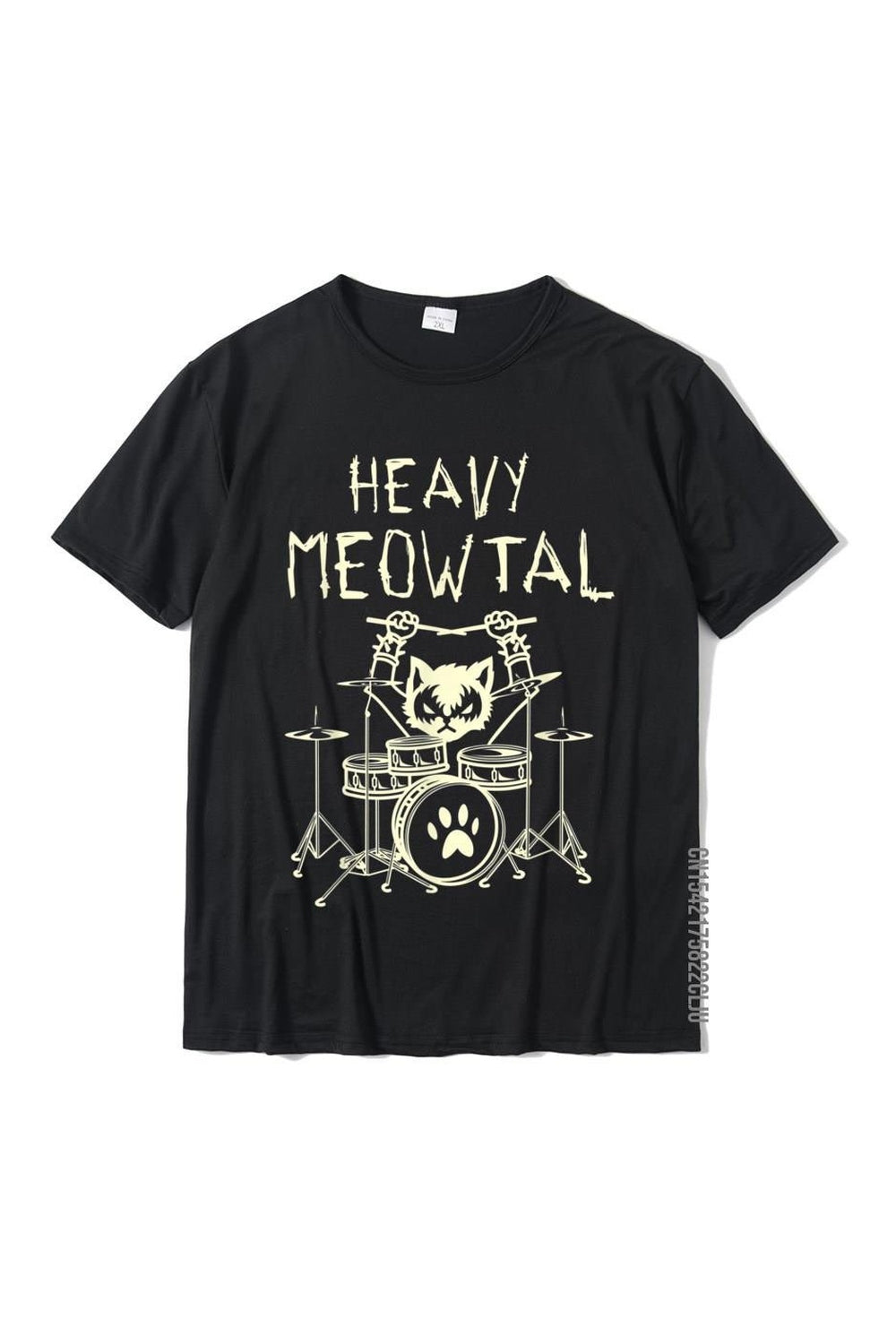 T-Shirt "HEAVY MEOWTAL" - T-shirts