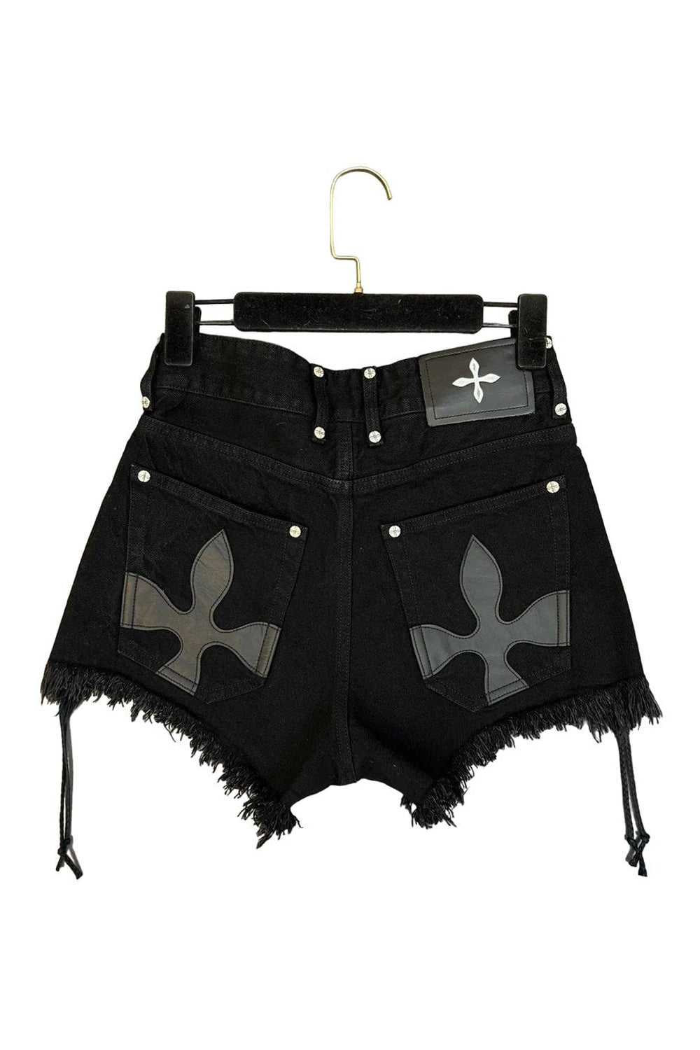 Tassel Fringe Denim Shorts - Shorts