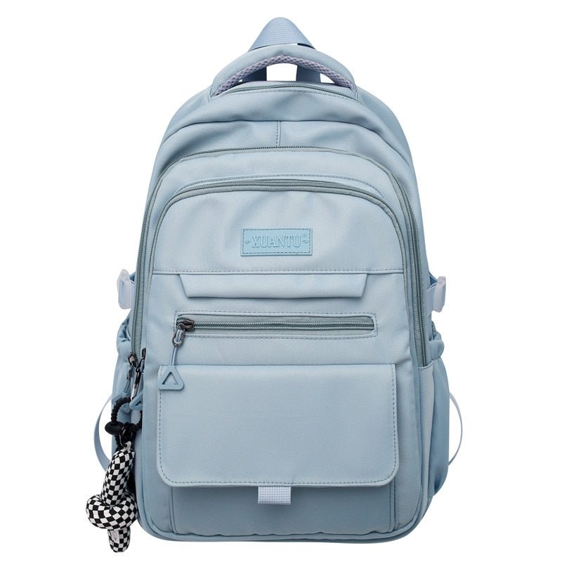 Trendy Nylon School Backpack - Backpacks