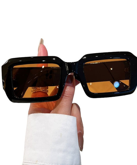 Trendy Rectangle Sunglasses - Sunglasses