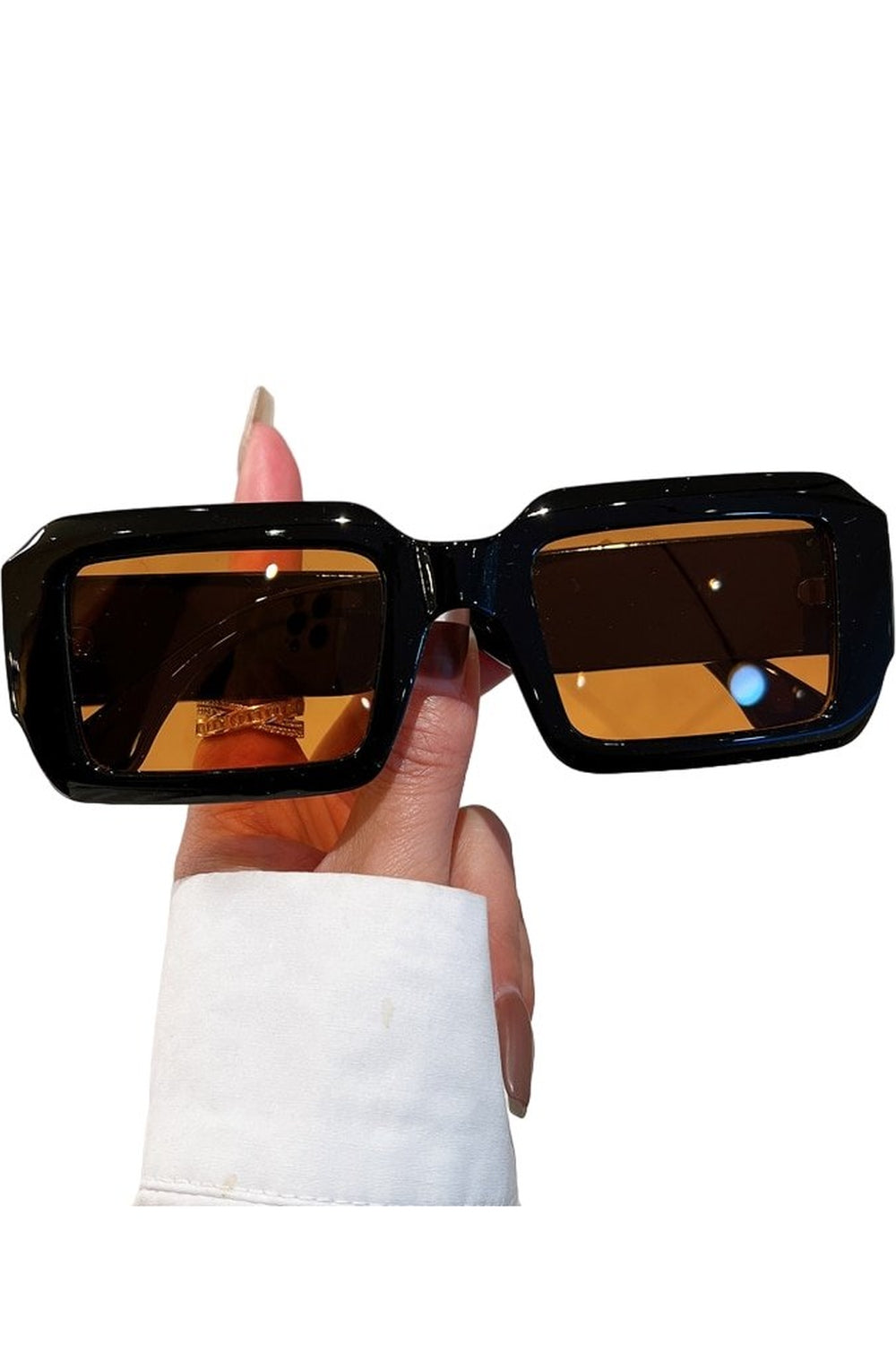 Trendy Rectangle Sunglasses - Sunglasses