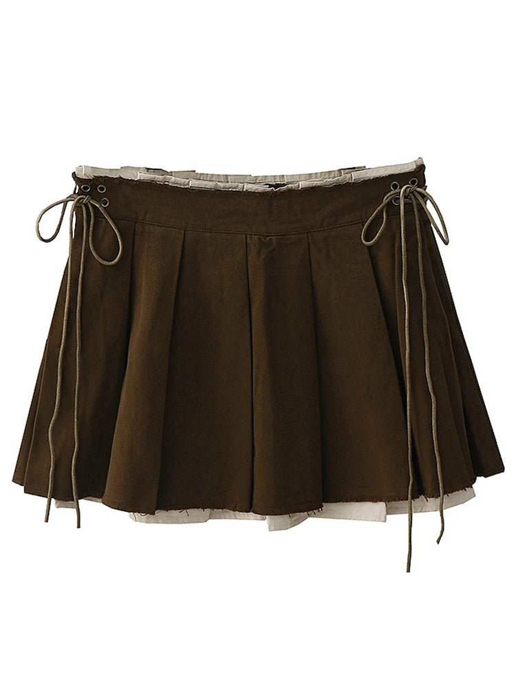 Urban Edge Drawstring Skirt -