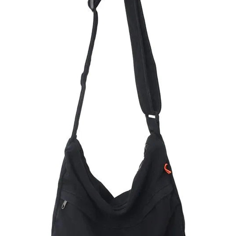 Retro Canvas Korean Messenger Handbag Black Canvas Bag (30cm<Max Length<50cm) Shoptery