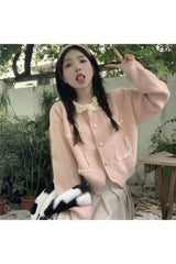 Coquette Retro Charm Lace Cardigan Shoptery