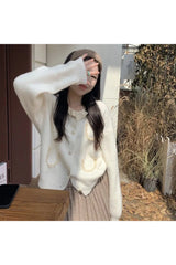 Coquette Retro Charm Lace Cardigan Shoptery