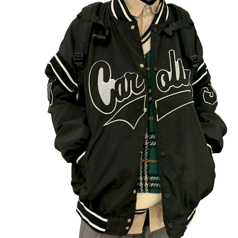 Vintage College Style Jacket - Coats & Jackets