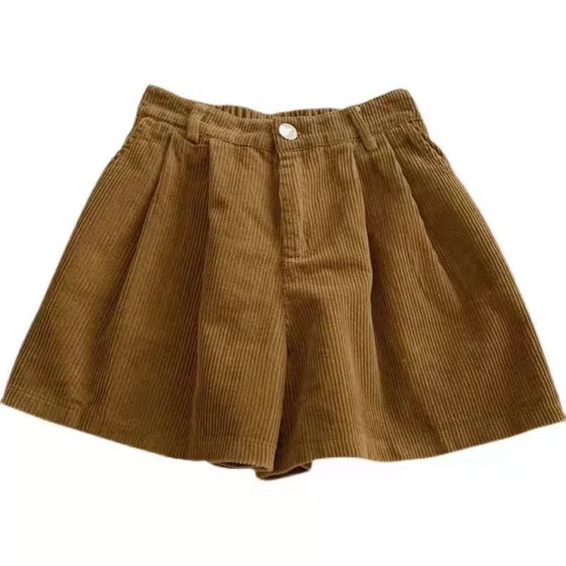 Vintage Corduroy High Waist Shorts -