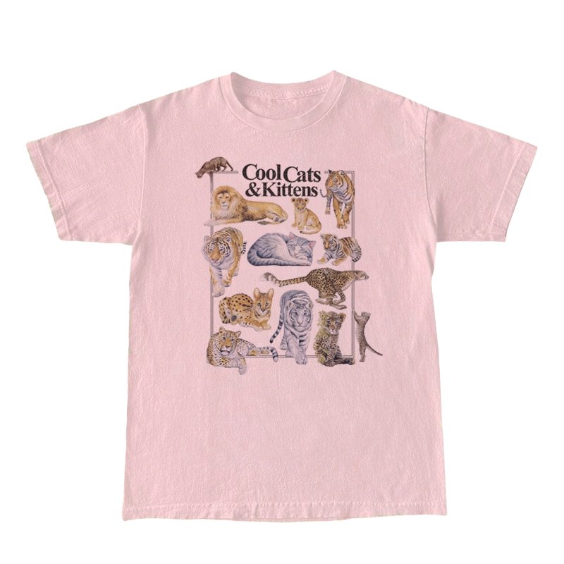 Vintage Feline Lover T-shirt - T-shirts