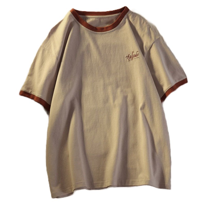 Vintage Short-sleeved T-shirt - T-shirts