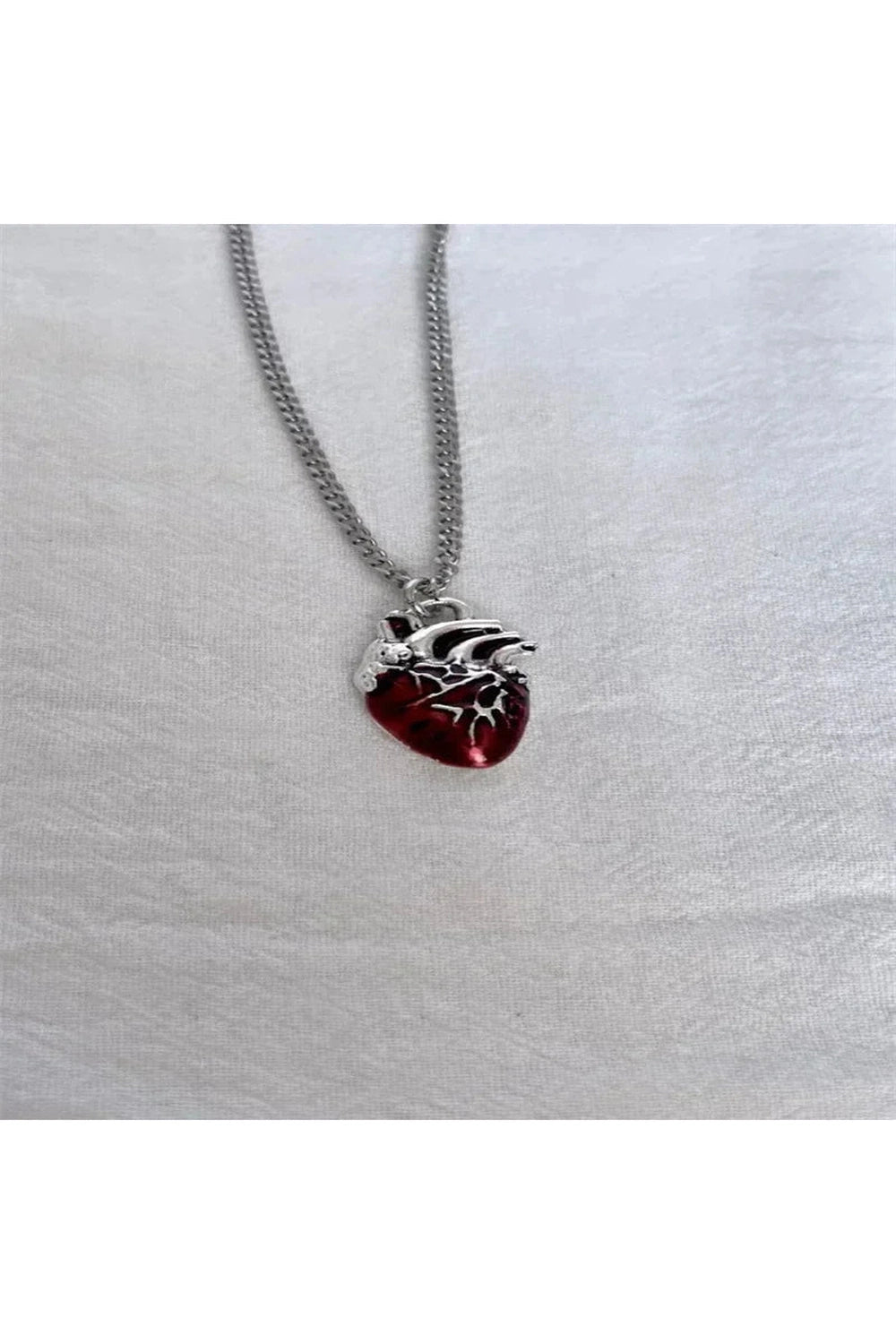 Aesthetic Vivid Heartbeat Pendant Shoptery