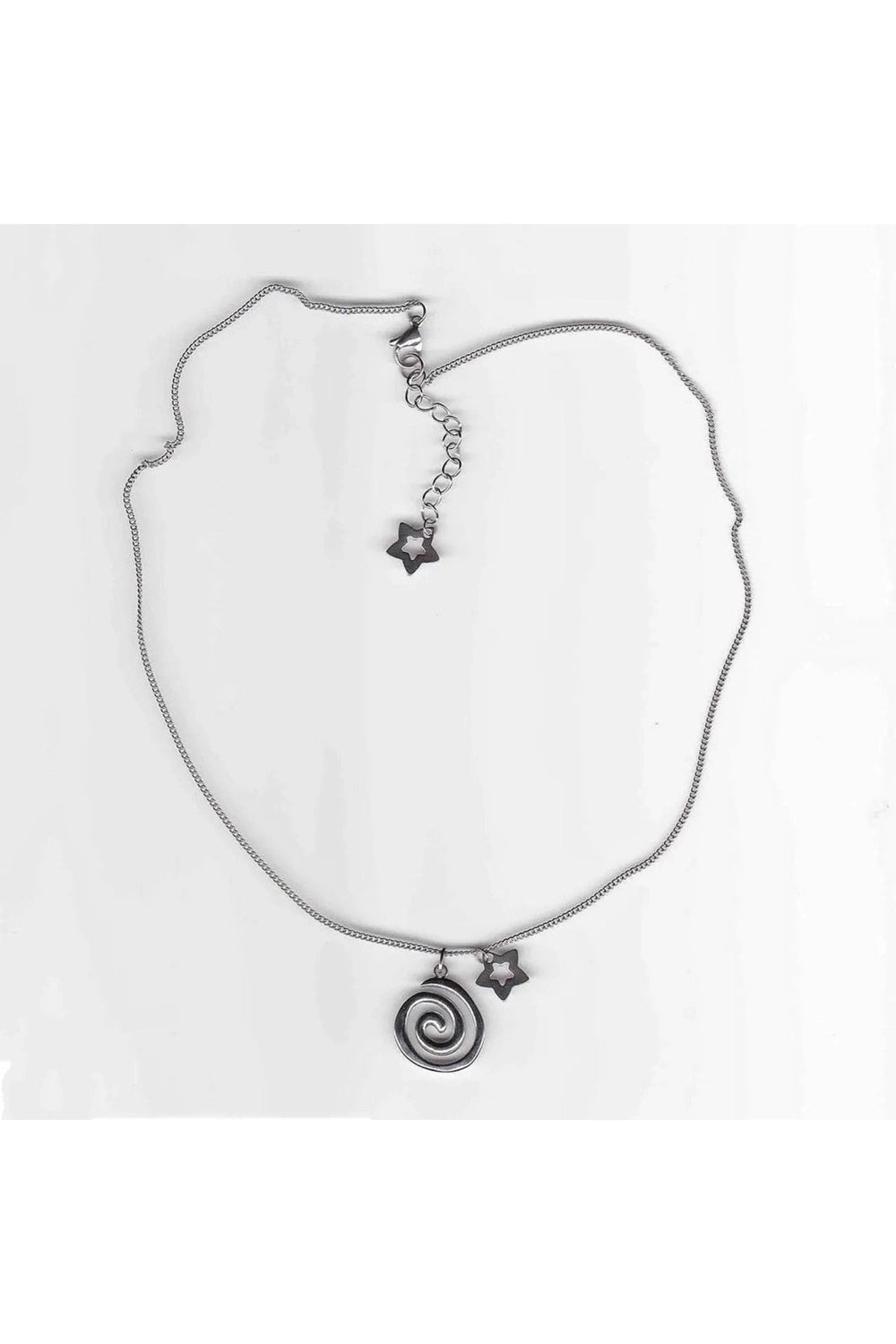 Edgy Vortex Charm Punk Necklaces A Shoptery