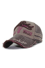 Washed Cotton Baseball Cap 8 Adjustable Shoptery