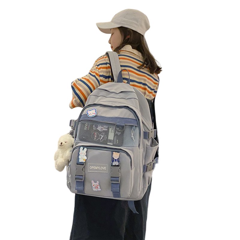 Waterproof Female College Backpack - Backpacks