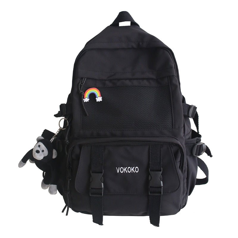 Waterproof Nylon Laptop Backpack - Backpacks