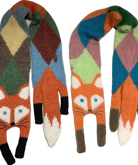 Weirdcore Cute Animal Scarf -