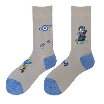 Weirdcore Fairy Tale Socks - Socks