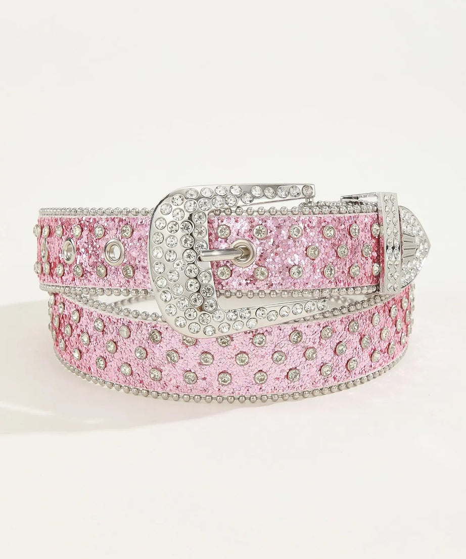 Western Rhinestone Decorative Belt -