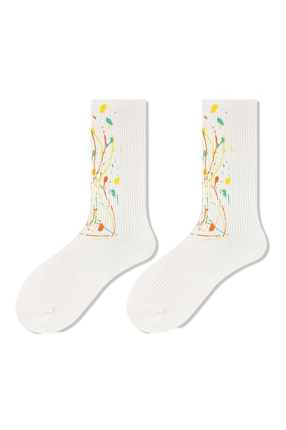 White printed socks - Socks