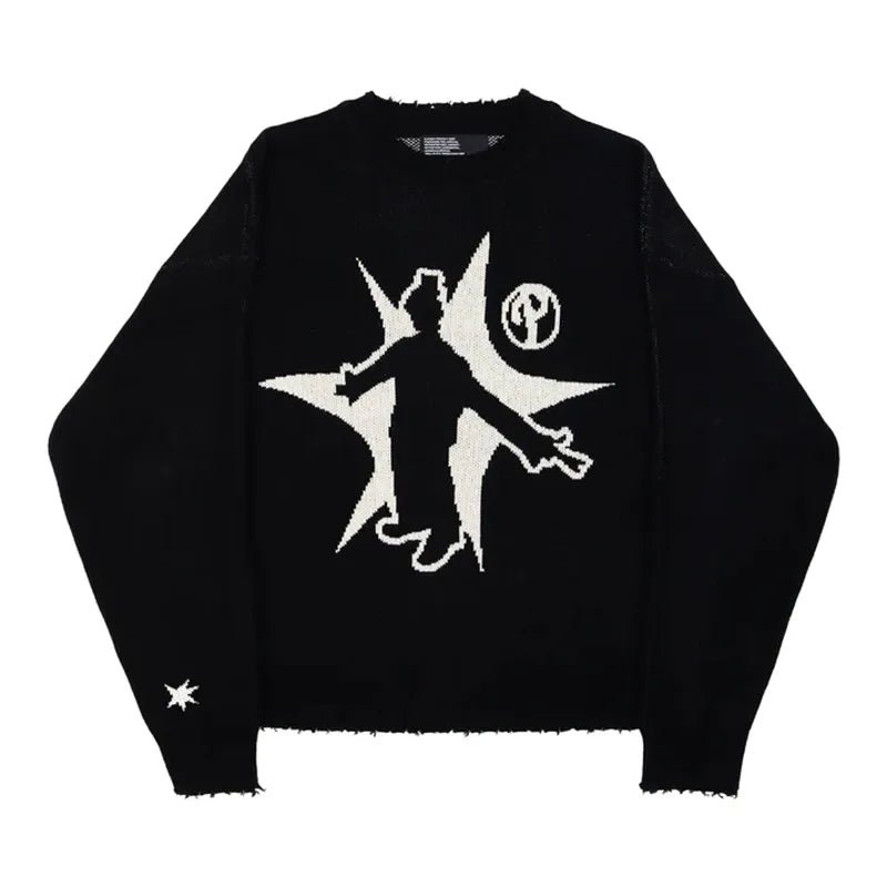 Winter Knit Hip Hop Sweater -