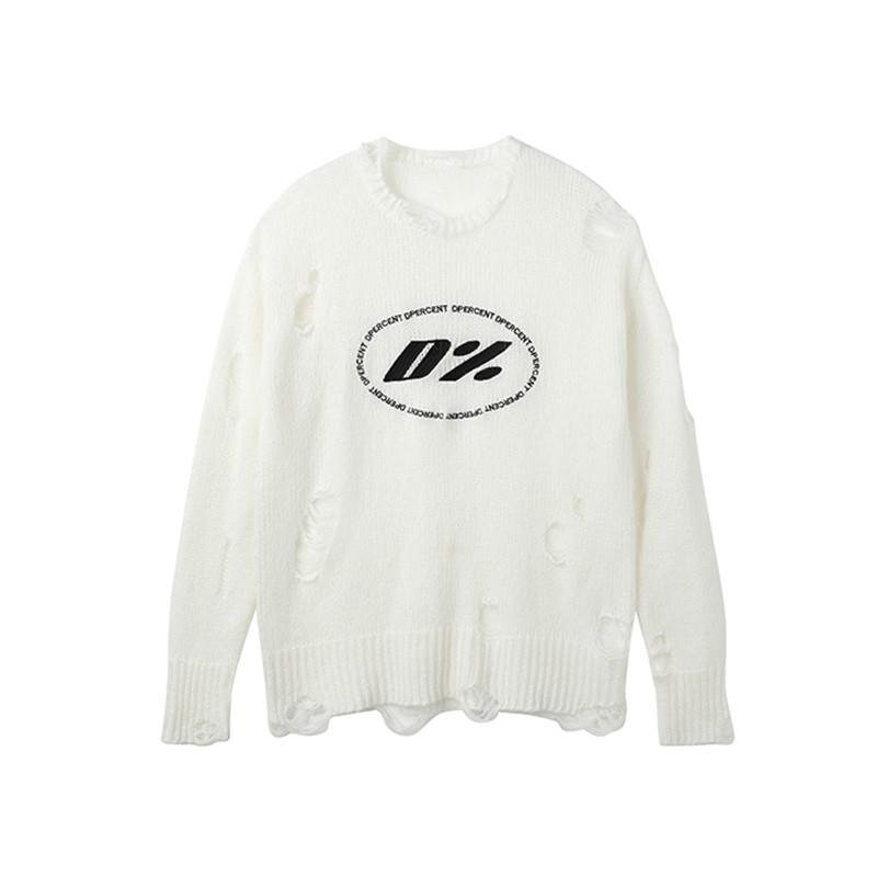 Y2k Aesthetic Hollow Out Sweater - Sweaters