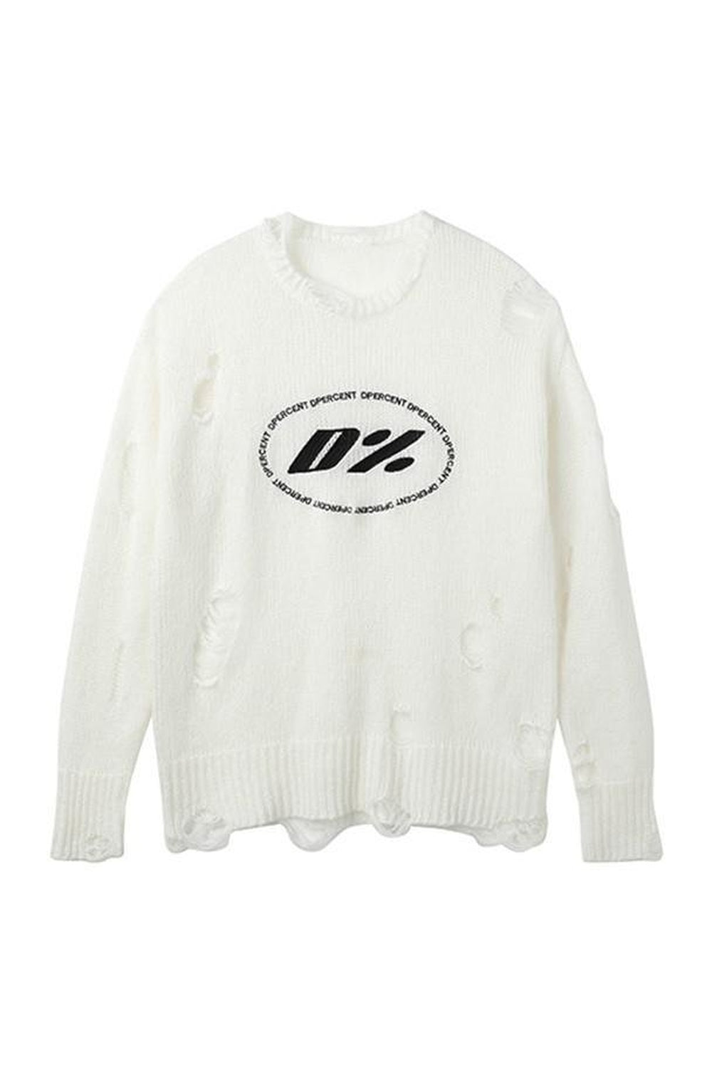 Y2k Aesthetic Hollow Out Sweater - Sweaters