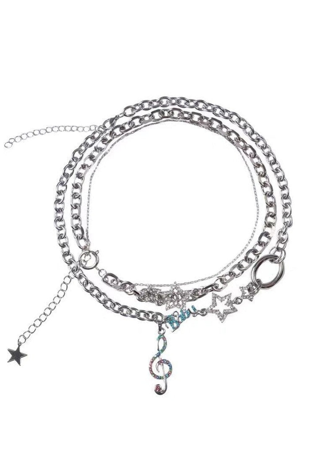 Y2k Aesthetic Shiny Star Necklace -