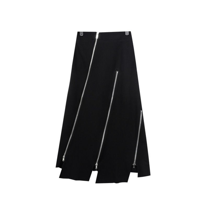 Y2k Asymmetric maxi skirt - Skirts
