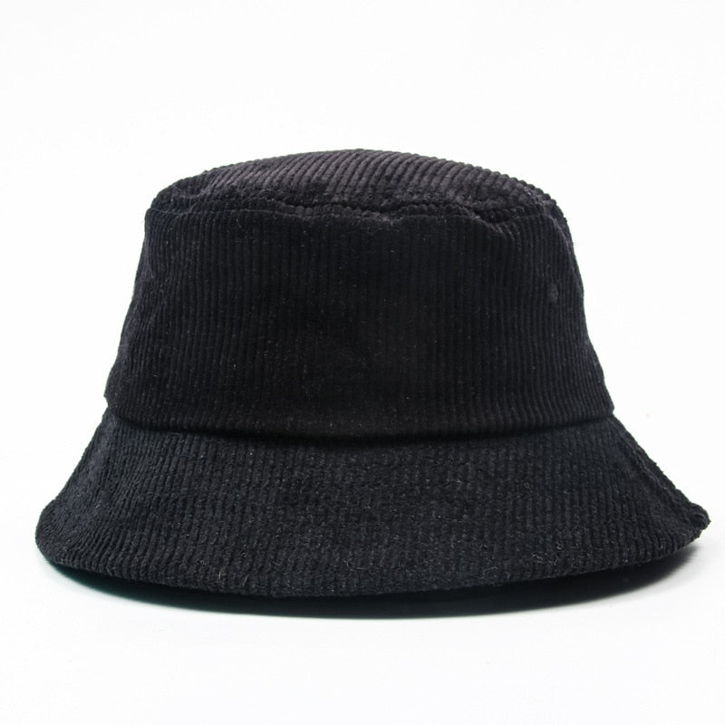 Y2k Autumn Winter Corduroy Bucket Hat -