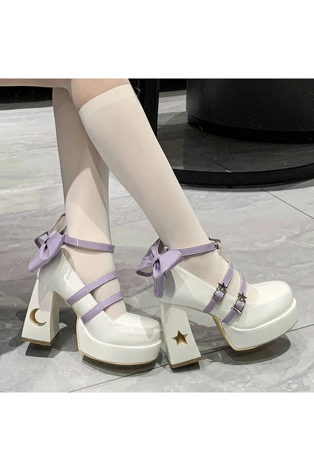 Y2K Chunky Platform Mary Jane Women's Shoes Shoptery