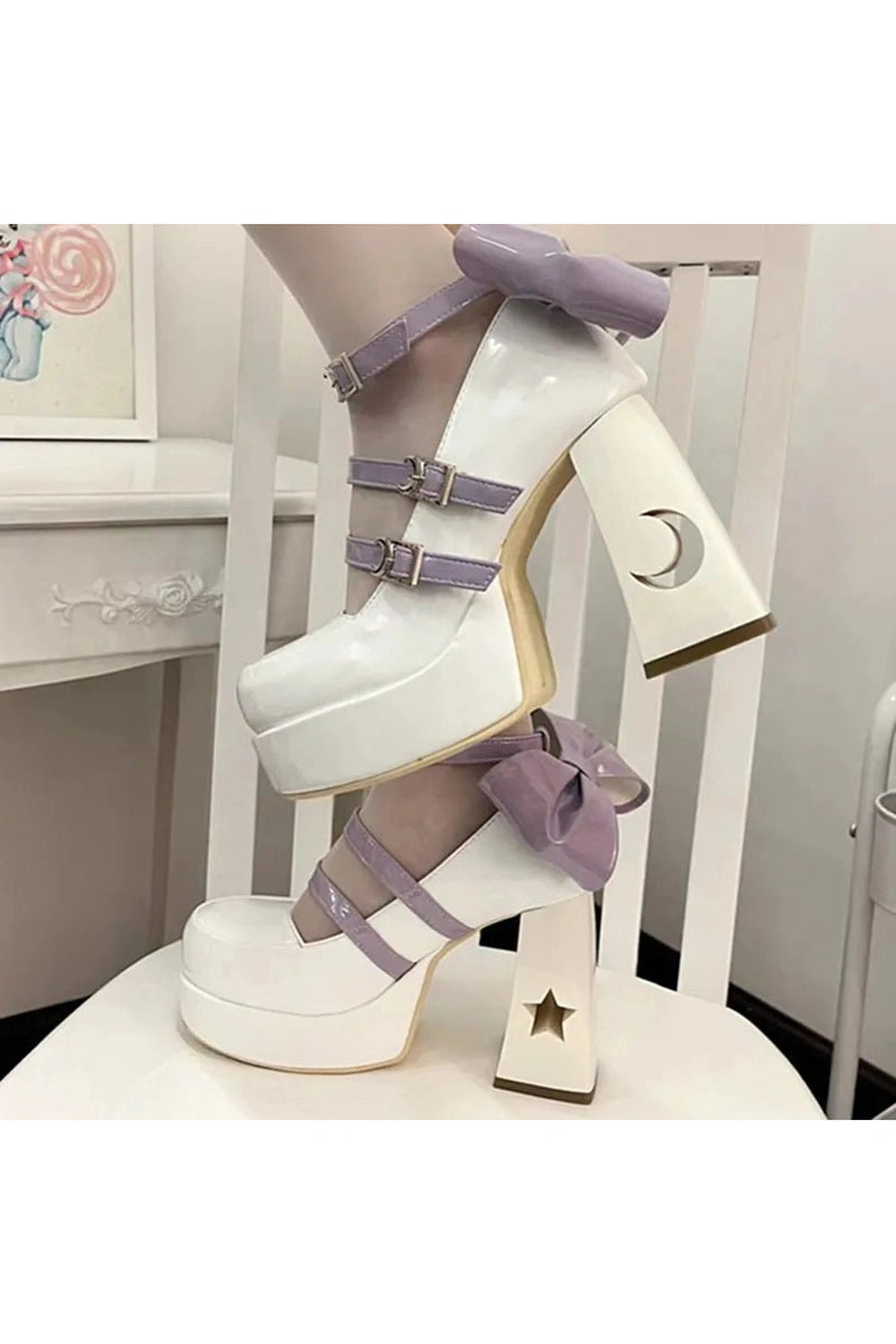 Y2K Chunky Platform Mary Jane Women's Shoes Shoptery