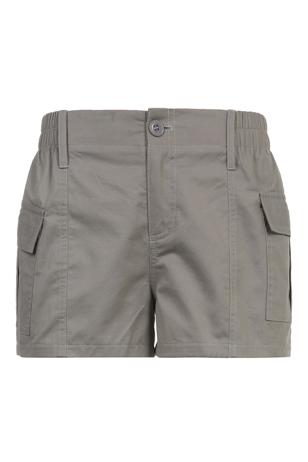 Y2k Grey Cargo Shorts - Shorts