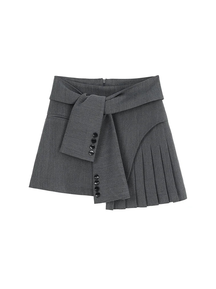 Y2K Harajuku Pleated Mini Skirt -