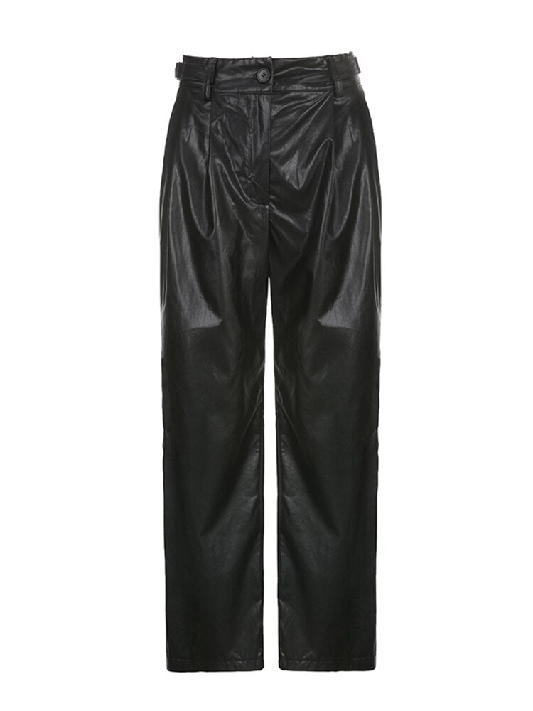 Y2k Leather Pants - Pants