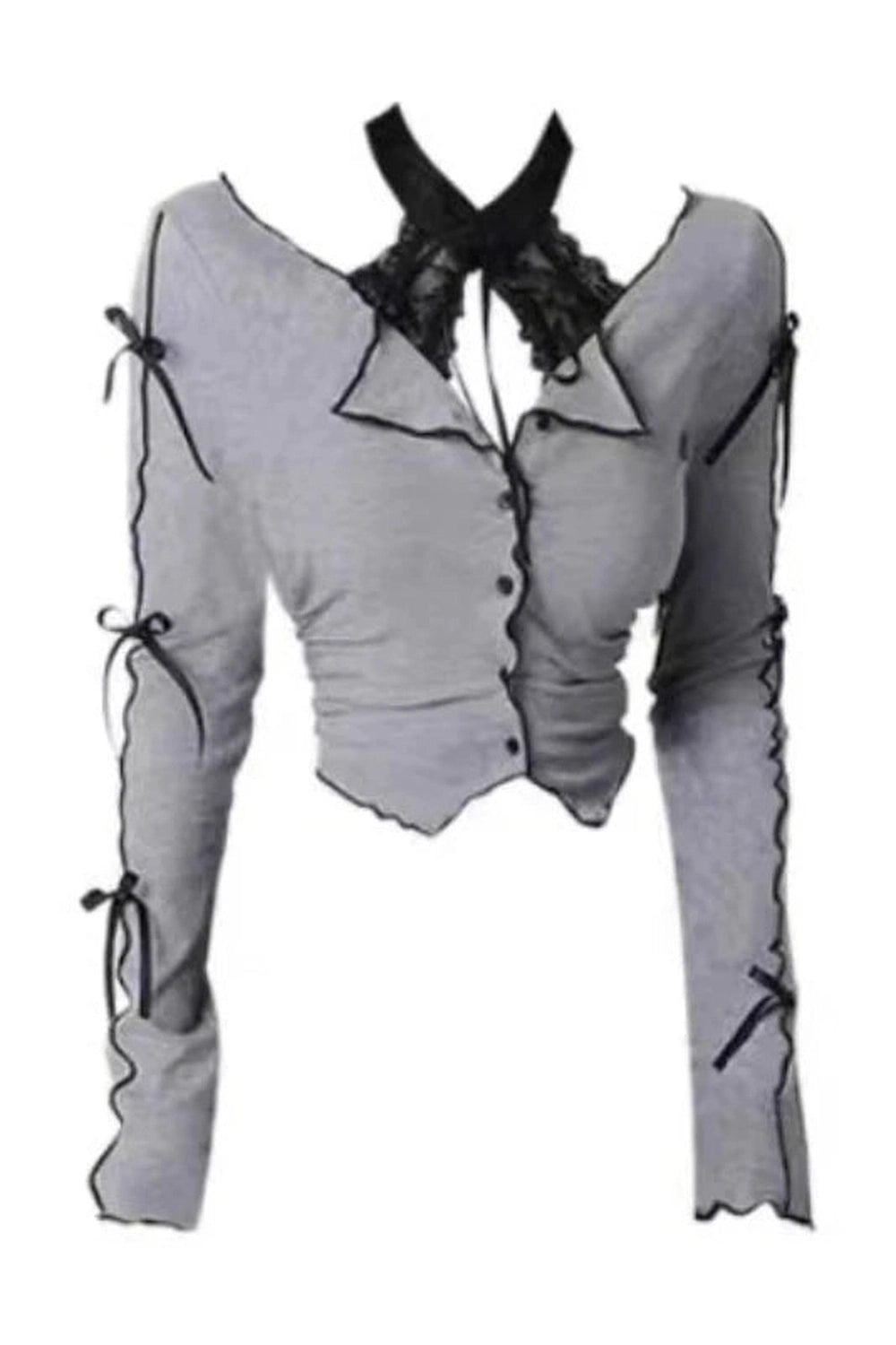 Y2k Top + Skirt Two-Piece Outfit Set tops Shoptery