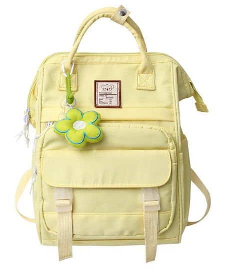 Yellow College Laptop Backpack - Backpacks