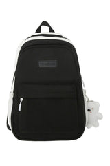 Yellow School Backpack Travel Black Shoptery